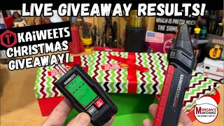 Kaiweets Christmas Giveaway Live Drawing | KT301P Circuit Breaker Finder