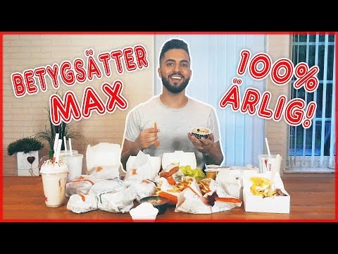 Testar MAX meny - 100% ÄRLIG MUKBANG