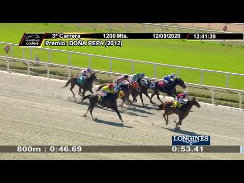 12/09/2020 – Hipodromo Maroñas – Carr 3 – DOÑA PEPA (2012)
