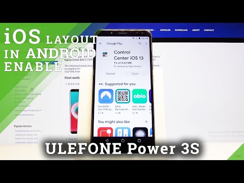 How to Install iOS Launcher in Ulefone Power 3s - Download Apple Layout
