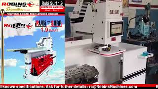 Robins Cylinder head & block Surfacing machines ,Rubi Surf 1.9 #enginerebuildingmachines  #robins