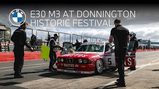 Bastos BMW M3 E30 in Action | Donington Historic Festival Highlights