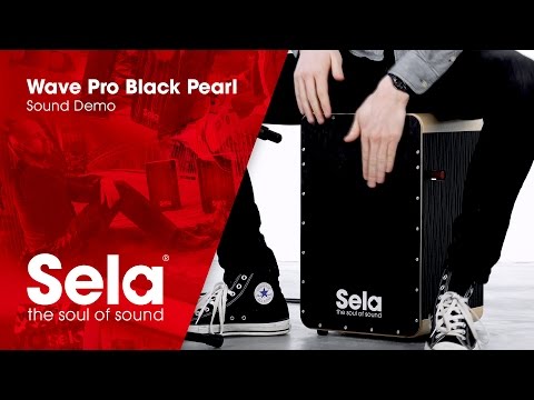 Sela Cajon Wave Pro Black Pearl - SE 029