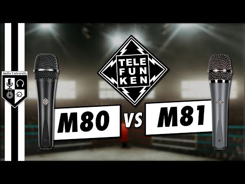 Telefunken M80 vs M81 [vs Shure SM58] | Vocals, Guitar, & Drums