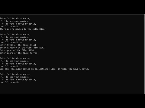 Movie Management In Python With Source Code Source Code Projects