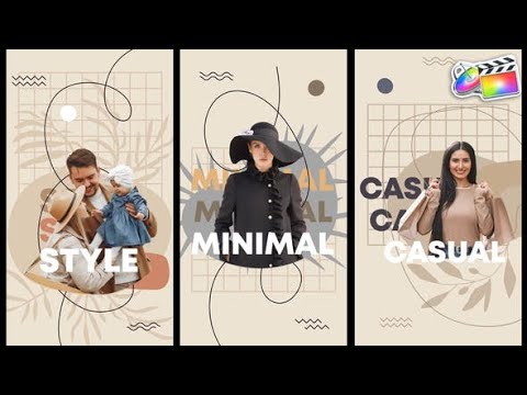 Apple Motion Template: Organic Social Media Slideshow for FCPX