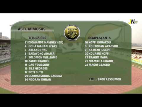 4ème journée de la ligue 1 ASEC Mimosas - AFAD