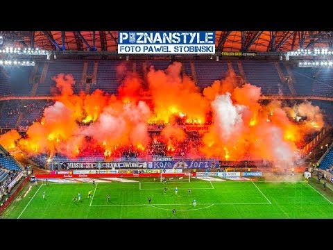 LECH POZNAŃ - ŁKS ŁODŹ (07.12.2019): piro w Kotle