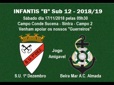 Amigável - S.U. 1.º Dezembro - 3 vs 1 - Beira Mar A.C. Almada - Sub12 - 17/11/2018 - 2018/19