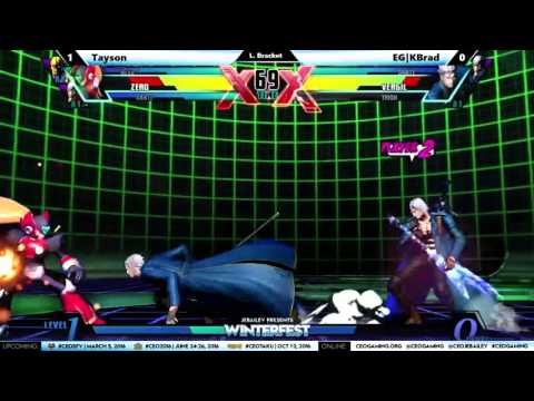 "BBR" UMvC3 At CEO WinterFest 2016 - Tayson vs EG KBrad  (1080p HD)
