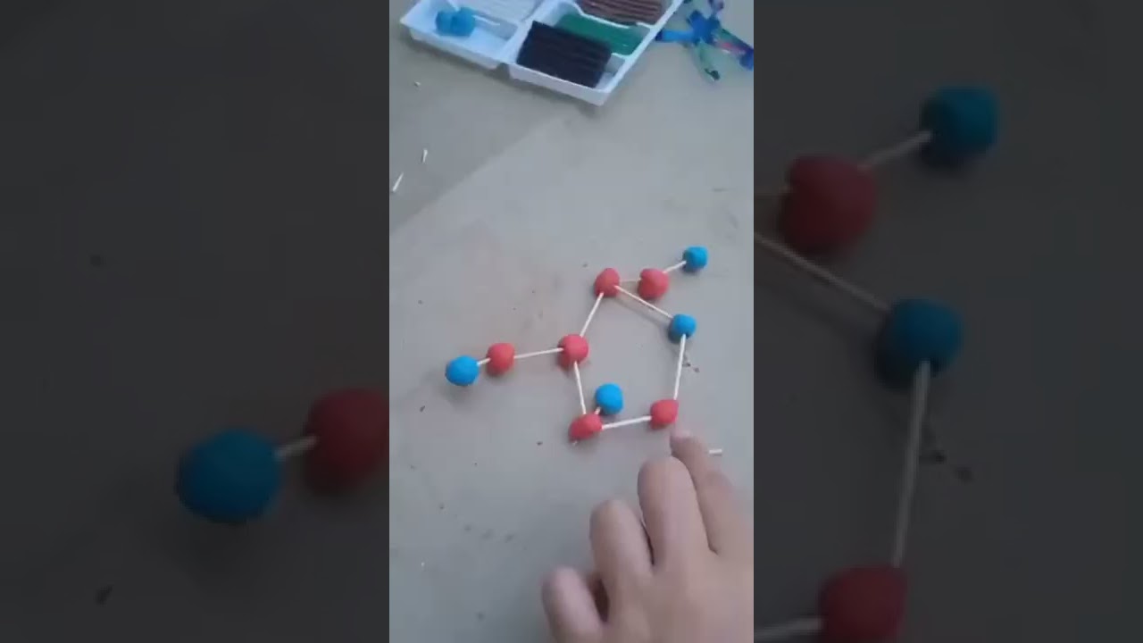 three-dimensional model of fructose