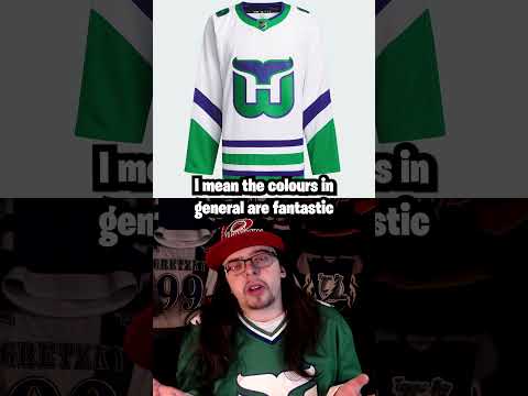 Carolina Hurricanes Reveal New Whalers Throwback! #nhl #hockeyjersey #adidasjersey