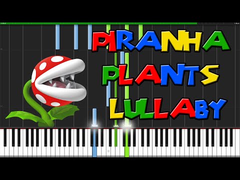 Piranha Plant's Lullaby - Super Mario 64 [Piano Tutorial] (Synthesia)
