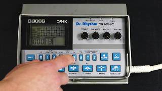 Video thumbnail for Boss DR-110 simple demo by Valmont