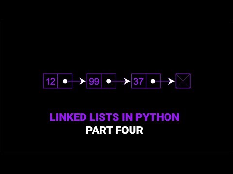 Linked List In Python Part Four