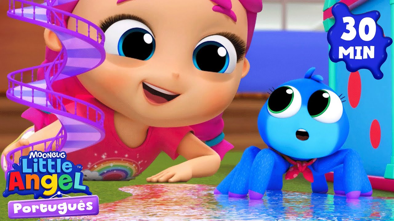 A dona aranha 🕷️🥰 Little Angel Brasil | Músicas Infantis em Português