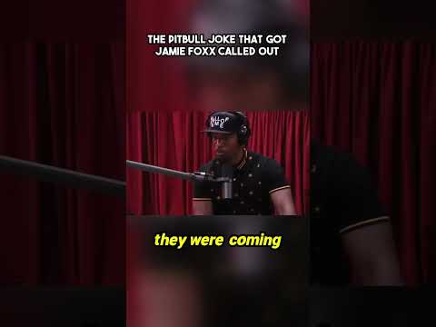 The Pitbull Joke That Got Jamie Foxx Called Out #shorts #trending #podcast