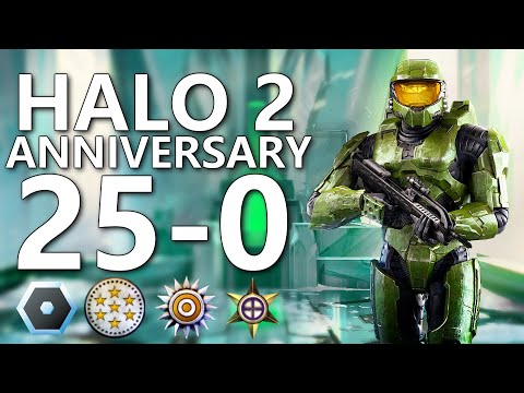 Halo 2 Anniversary 4K 25 - 0 Gameplay w/ Killimanjaro - Halo MCC