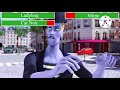 Ladybug And Cat Noir Vs Mime With Healthbars 1st Fight