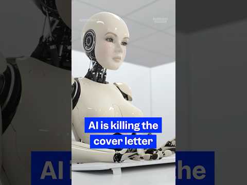 Video thumbnail: #AI is killing the cover letter – why employers now care more about skills and recommendations.