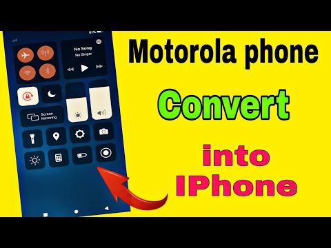 motorola phone convert into iPhone / how to change android to iphone