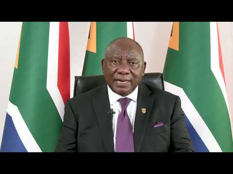 Sud-Afrique : Message de nouvel an du président Cyril Ramaphosa aux Sud-Africains