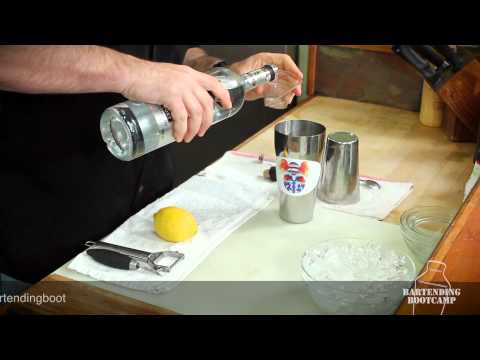 How to Make a Vesper (James Bond) Martini - Bartending Bootcamp