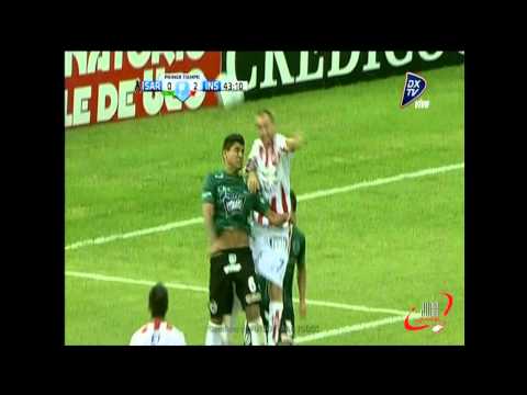 GOL DE BURZIO - SARMIENTO 2 INSTITUTO 3 - FECHA 22 B NACIONAL (23 02 2013)