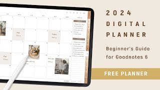 2024 Digital Planner setup guide for Goodnotes 6 on iPad | Beginner Tutorial