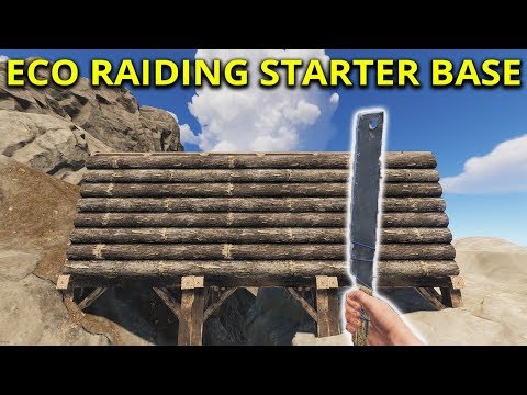 Eco Raiding Wipe Day Starter Base - Rust Survival Gameplay