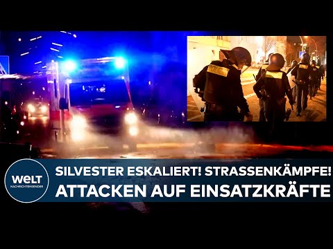 SILVESTER 2022 ESKALIERT: "Das ist nicht normal!" Straßenkampf in Berlin! Attacken auf Einsatzkräfte