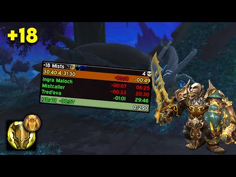 +18 Mists of Tirna Scithe | Prot Paladin PoV | The War Within WOW