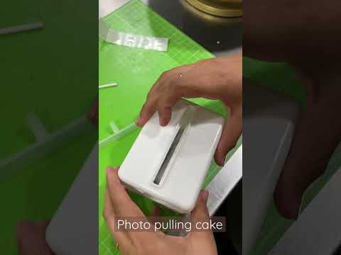 Photo Pulling Cake/Surprise cake for husband birthday/#shorts98