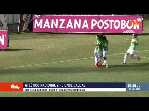 Nacional vs. Once Caldas (2-0) | Liga Femenina 2019 | Fecha 1