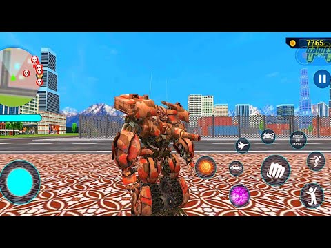 Tank Robot Multiple Transformation Jet Robot Car Game 2023 - Android Gameplay