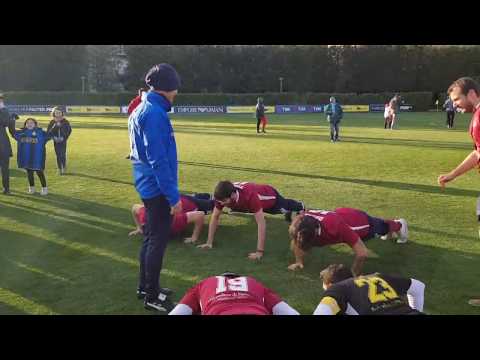 Roberto Mancini allena iDisperati