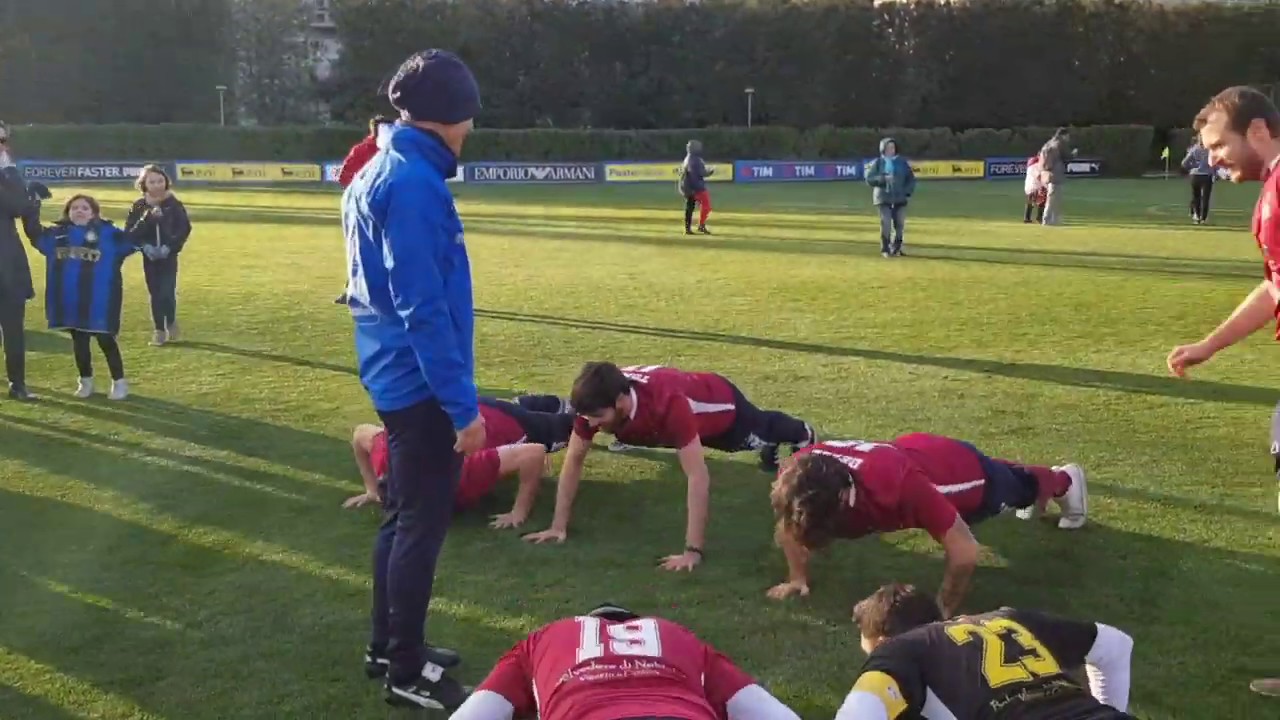 Roberto Mancini allena iDisperati