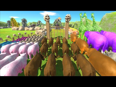 SCOURGE & GORO Challenges - Animal Revolt Battle Simulator