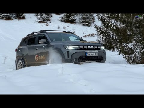 Dacia Duster 4x4 2025 in Deep Snow Offroad