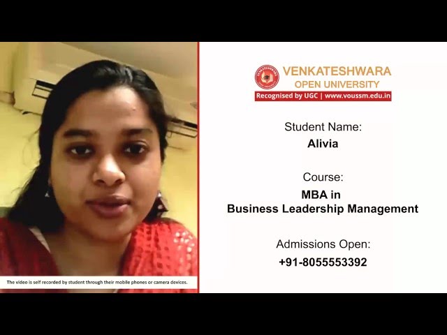 Venkateshwara Open University video #1
