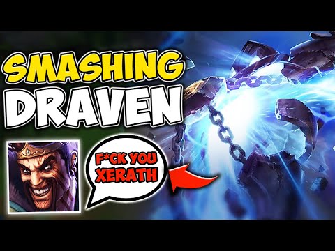 I destroyed this draven one trick with xerath support in high elo - League of Legends