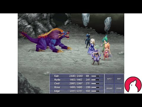 Final Fantasy IV iOS - Battle 68 - Protect Ring (Chest) - No Random Encounters