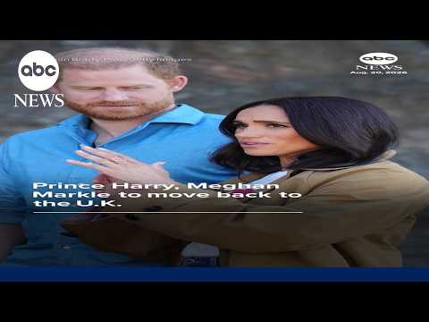 Prince Harry, Meghan Markle to move back to the U.K.