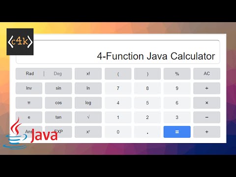 4 Function Calculator In Java