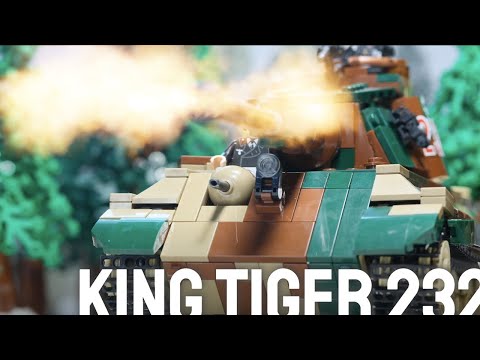 King Tiger 232 - Lego World War II Stop Motion (4K)