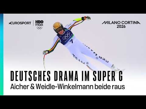 Disaster in the Super-G! Both Germans out | Milan-Cortina 2026 Olympics | Alpine Skiing Super-G |...