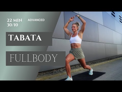 22 MIN | TABATA WORKOUT|  FULLBODY | ADVANCED | 30/10 | HIIT | NO REPEAT | NO EQUIPMENT