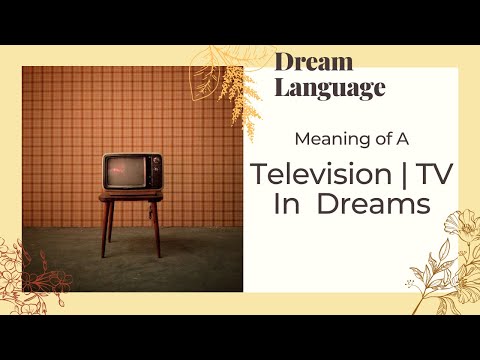 Meaning Of Televisions \ TV | In Dreams | Biblical & Spiritual Meaning TV's