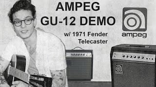 Video thumbnail for 1970 Ampeg GU-12 Amp Demo by Ian Ross Cohen