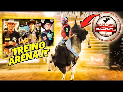 RODEIO EM TOUROS - TREINOS ARENA JT CIA BOCONCELO 🐂